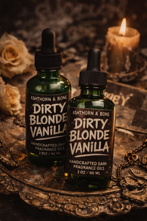 Dirty Blonde Vanilla Dark Perfume Oil (vanilla, sweet tobacco, vetiver)