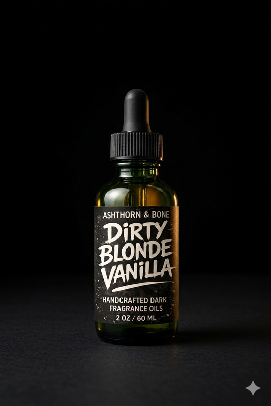 Dirty Blonde Vanilla Dark Perfume Oil (vanilla, sweet tobacco, vetiver)